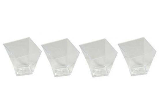 DUE ESSE COPPETTA PLASTICA QUADR. 4PZ. 