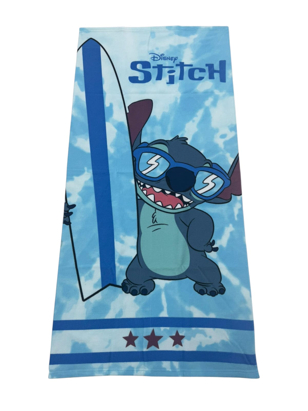 DISNEY TELO MARE STITCH BLU