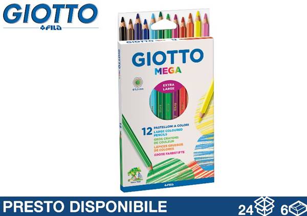 GIOTTO COLORI MEGA 12PZ 
