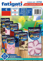 FATIGATI PANNO MICROFIBRA STAMPATO 35X35