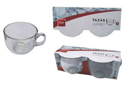 JUMBO TAZA 45 CL TRASPAR 2PZ 