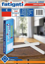 FATIGATI CANDELE BIANCHE 3PZ 