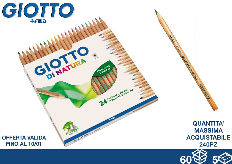 GIOTTO COLORI NATURA 24PZ