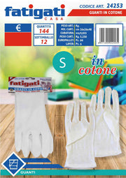 FATIGATI GUANTI IN COTONE PICCOLO