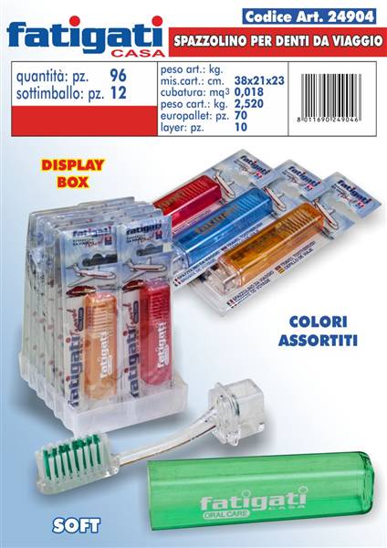 FATIGATI SPAZZOLINO DENTI DA VIAGGIO SOF 