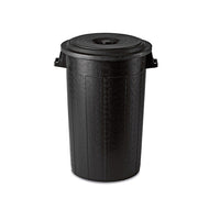 STEFANPLAST BIDONE LT.100 NERO C/COPERCH