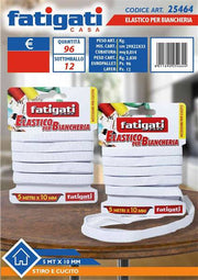 FATIGATI ELASTICO BIANCHERIA 5X10 BIANCO 
