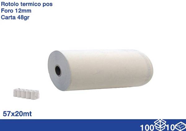 EOL ROTOLO TERMICO POS 57X20MT. 10PZ 