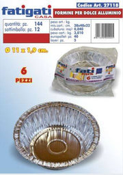 FATIGATI FORMINE DOLCI 6PZ ALLUM 11X1,9 