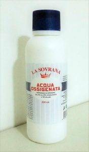 LA SOVRANA ACQUA OSSIGENATA 250ML. 