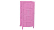 CASSETTIERA COMETA 4 CASSETTI COL ROSA 