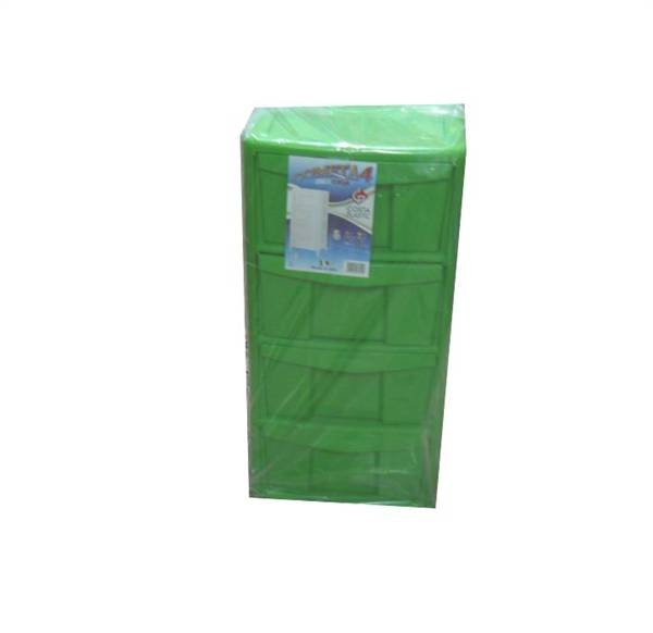 CASSETTIERA COMETA 4 CASSETTI COL VERDE 