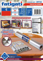 FATIGATI FOGLIO ALLUMINIO 200X45