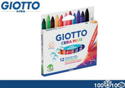 GIOTTO COLORI CERA MAXI 12PZ 