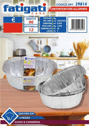FATIGATI CONT ALLUMINIO POLLO 26X19X9 2P 