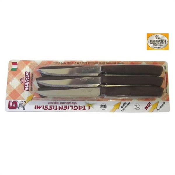 MARIETTI COLTELLI BISTECCA 6PZ CM.11 MAR 