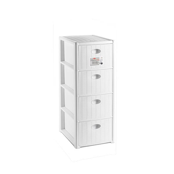 STEFANPLAST CASSET ELEGANCE 4 SLIM BIANC 