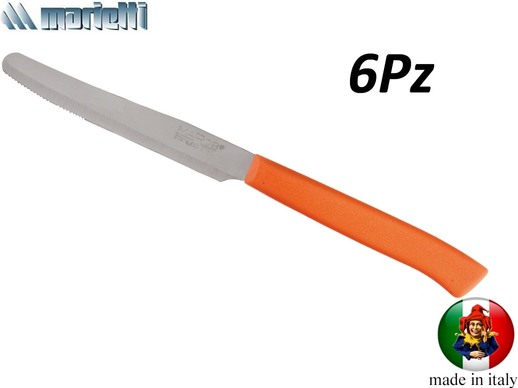 MARIETTI COLTELLI TAVOLA 6PZ CM.11 ARANC