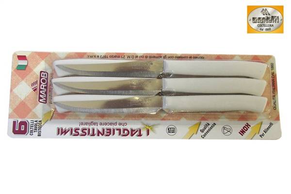 MARIETTI COLTELLI BISTECCA 6PZ CM.11 BIA 