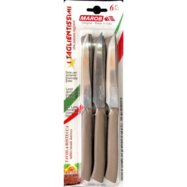 MARIETTI COLTELLI BISTECCA 6PZ CM.11 TOR 