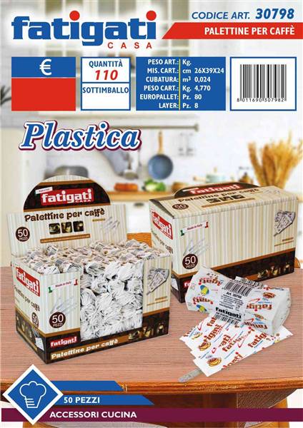 FATIGATI PALETTINE PER CAFFE M/USO 
