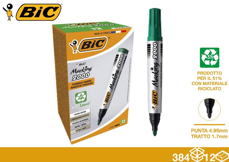 BIC MARKER ECO 2000 TONDO VERDE