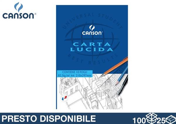 EOL BLOCCO CARTA LUCIDA 10FG A4 GR.80 