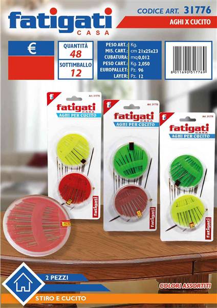 FATIGATI AGHI PER CUCITO 