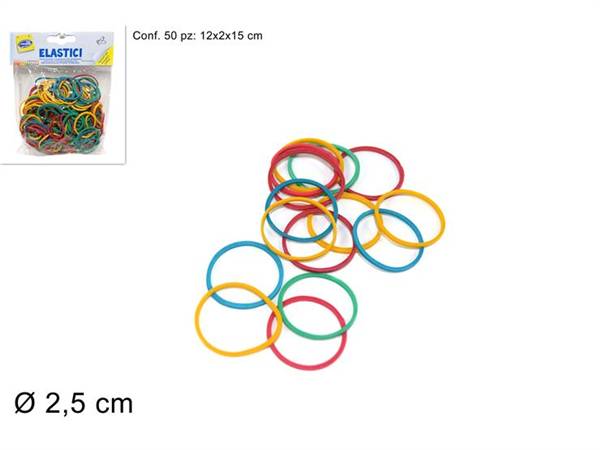 DUE ESSE ELASTICI COLORATI 50GR 