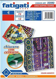 FATIGATI BORSA SHOPPING STAMPATA 40X45X1 
