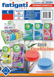FATIGATI DEOD. AMBIENTE GEL 2PZ. STICK F