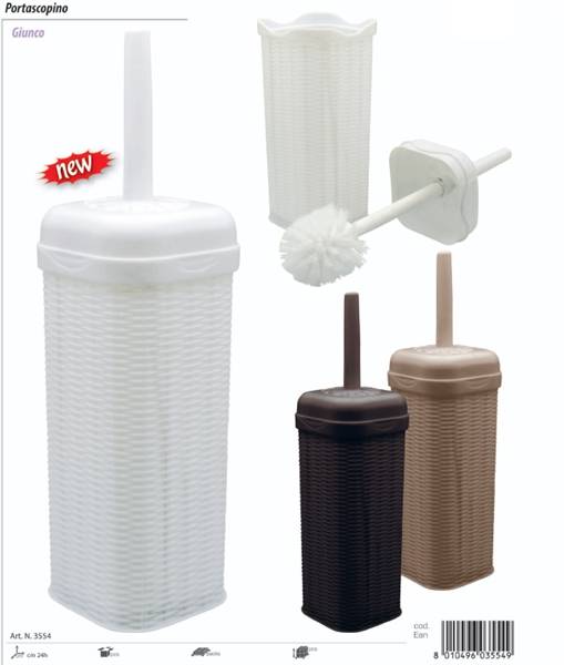 BRONZO PORTASCOPINO GIUNCO MARRONE