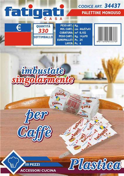 FATIGATI PALETTINE X CAFFE MONOUSO 