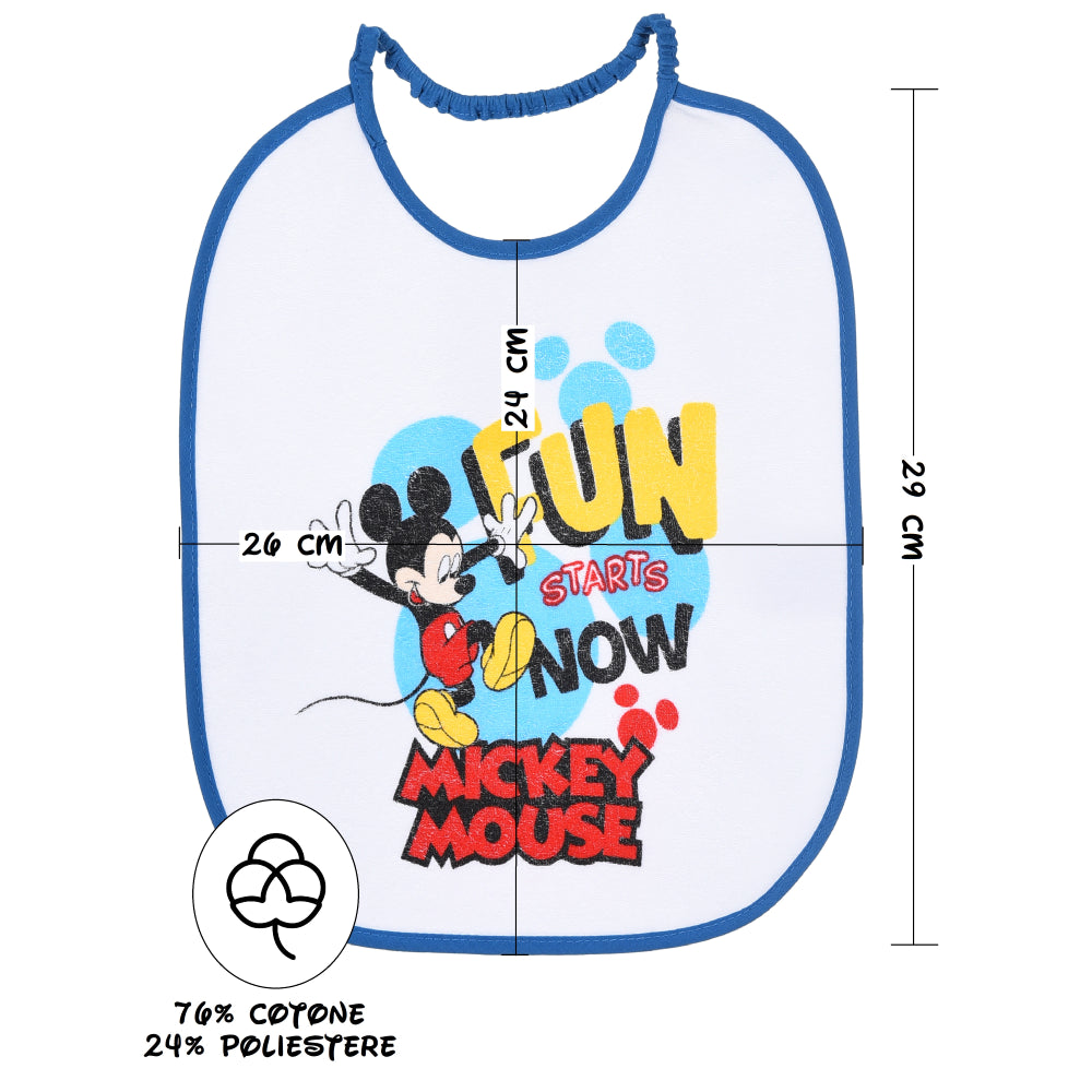 SUN DISNEY SET 3PZ MICKEY MOUSE YE09012 (BAVETTA+TOVAGLIETTA+SACCO)