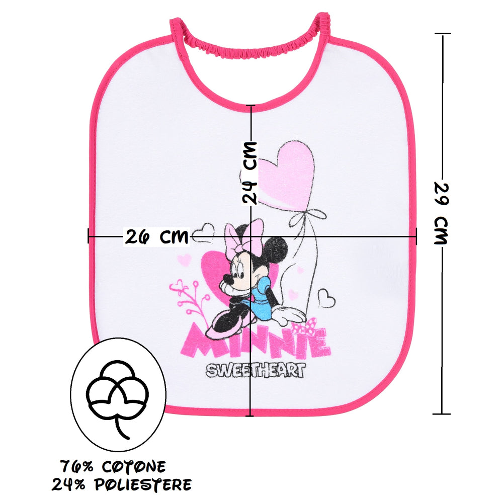 SUN DISNEY SET 3PZ MINNIE YE09013 (BAVETTA+TOVAGLIETTA+SACCO)