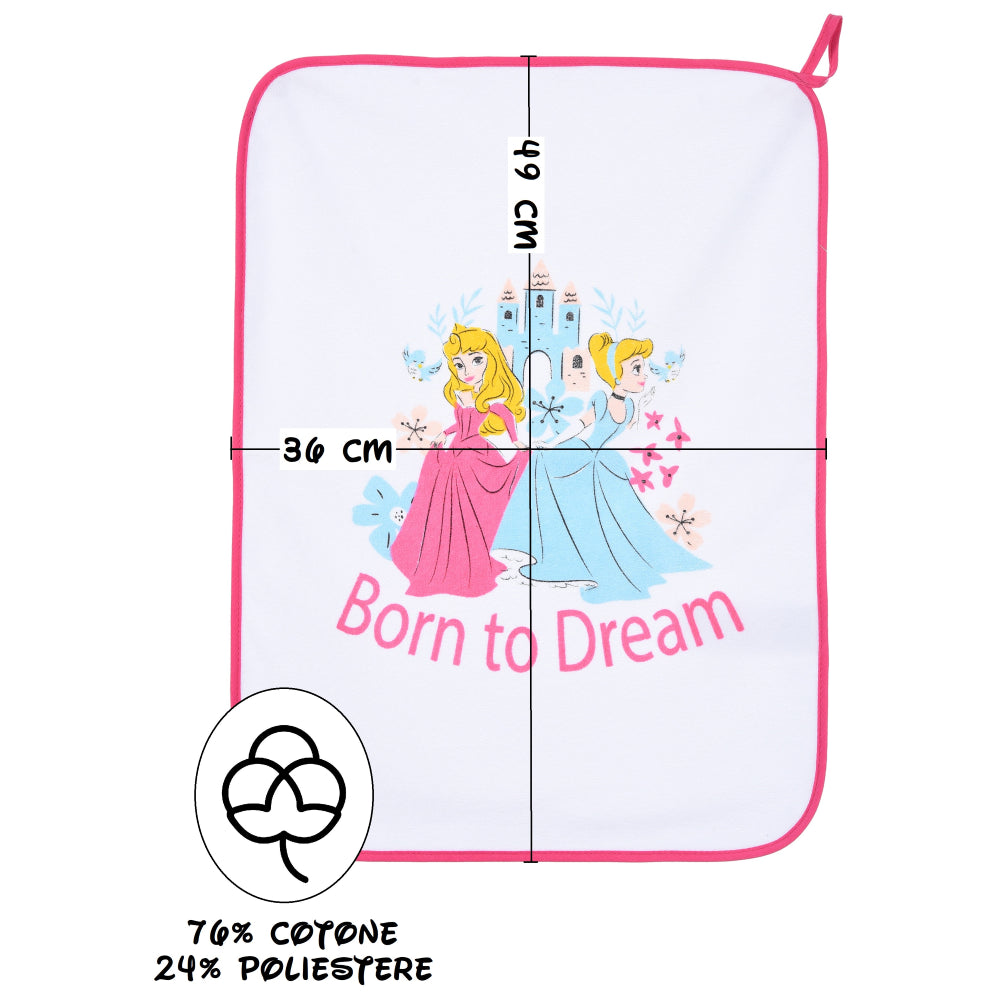 SUN DISNEY SET 3PZ PRINCESS YE09015 (BAVETTA+TOVAGLIETTA+SACCO)