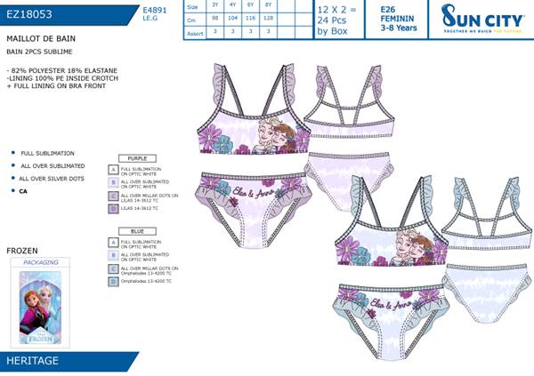 SUN COSTUME DA BAGNO 2PZ FROZEN EZ18053 
