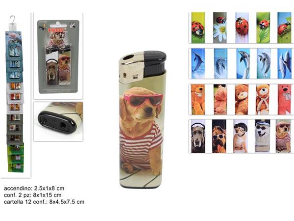 DUE ESSE ACCENDINI SOGG. ANIMALI 2PZ 