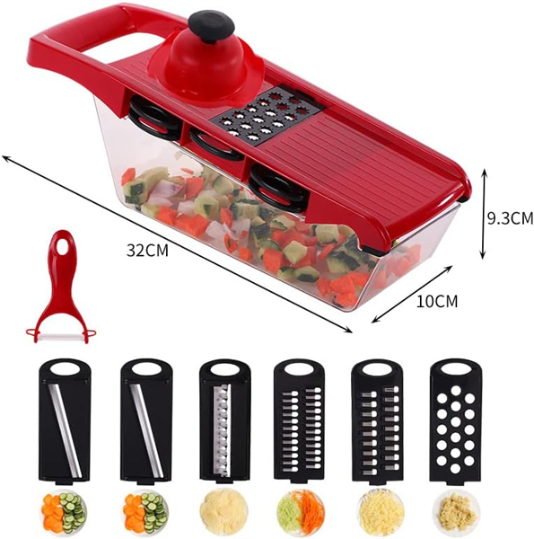 CUCCINI MANDOLINA MULTIF 5 LAME 10IN1 