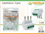 VARALUX ADATTATORE TRIPLO 16A