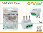 VARALUX ADATTATORE TRIPLO 16A 