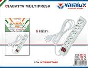 VARALUX SCARPETTA M/PRESA 5P C/INTERRUTT
