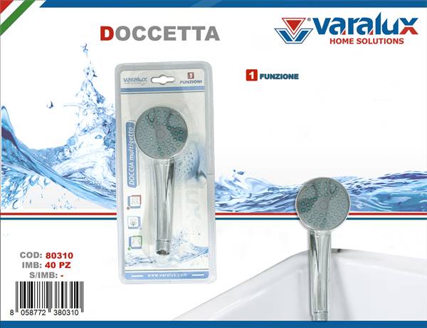 VARALUX SOFFIONE DOCCIA SINGOLA 