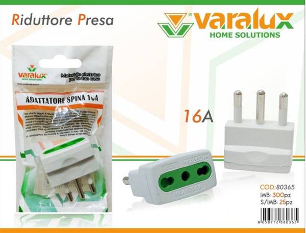 VARALUX RIDUTTORE PRESA 16A 