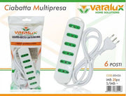 VARALUX SCARPETTA BIVALENTE 6 POSTI 16A 