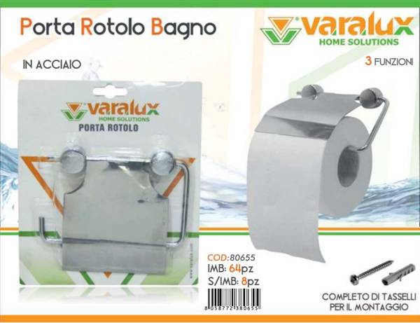 VARALUX PORTAROTOLO CARTA IGIENICA 
