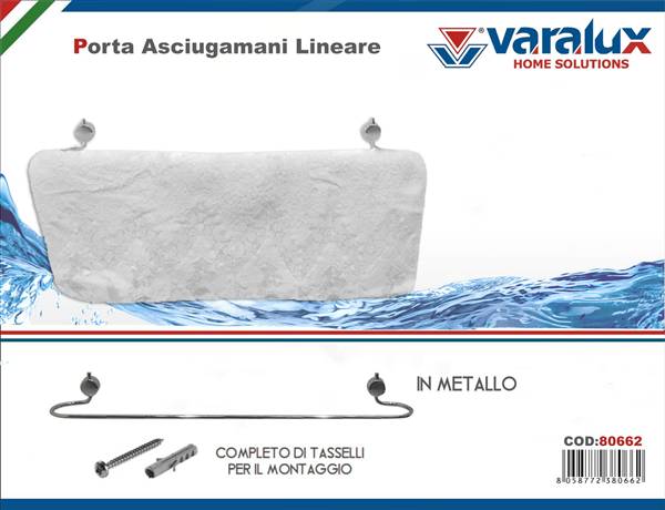 VARALUX PORTA ASCIUGAMANI LINEARE 