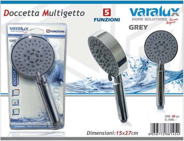 VARALUX SOFFIONE DOCCIA 5 FUNZIONI 