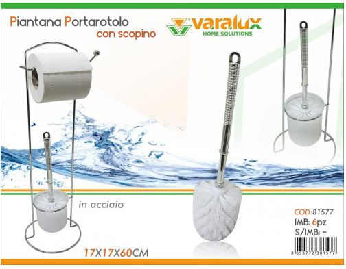VARALUX PIANTANA PORTAROTOLO CON SCOPINO