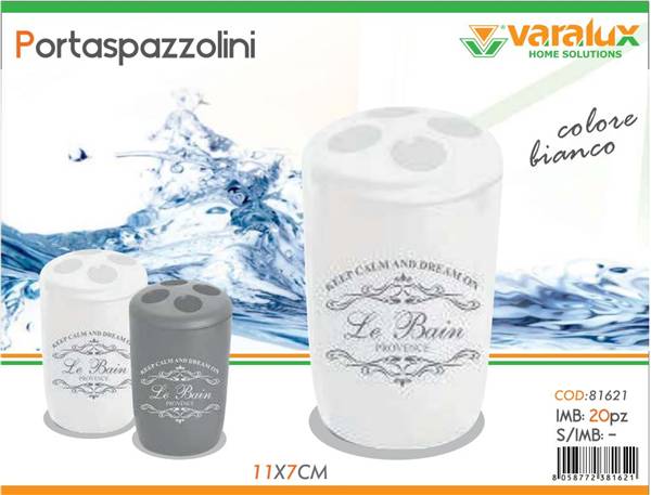 VARALUX PORTA SPAZZOLINO DENTI BIANCO 